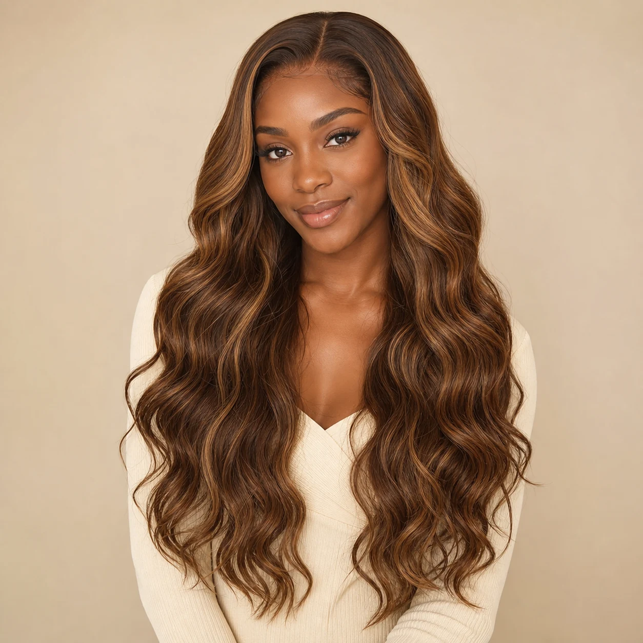Long Wavy Caramel 60 cm